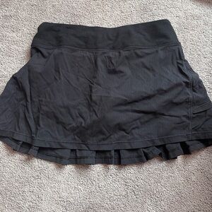 ivivva by lululemon black tennis ruffle skirt size 14 girl’s